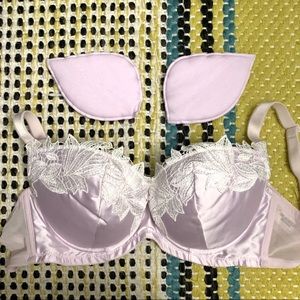 Bradelis Lilac Deborah Push-up Lace Bra 32D (32F)